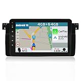 【Hardware superior】 Sistema Android 10-CPU: Rockchip AC8257-Octa Core-4GB RAM + 64GB ROM-bluetooth 5.0 para llamadas manos libres-Chip de radio TDA 7708, mejor recepción de señal de radio-Soporte para reproducción de video 4K (3840 × 2160 píxeles) HD 1080P-USB y tarjeta de memoria SD de hasta 500 GB: la función panorámica de 360 ​​° admite una situación más clara alrededor del automóvil (opcional, es necesario comprar cámaras AHD de 4 piezas por separado) -Ofrecemos 1 año de garantía