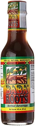 Baba Roots Herbal Energy Drink 5 Fl Oz. 100% All Natural Ingredients