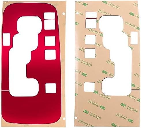 E-cowlboy Aluminum Inner Accessories Trim Gear Frame Cover for Jeep Wrangler 2012 2013 2014 2015 2016 (Red) by E-Cowlboy