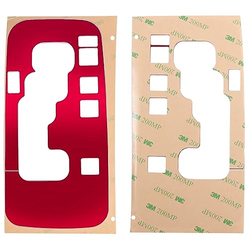 E-cowlboy Aluminum Inner Accessories Trim Gear Frame Cover for Jeep Wrangler 2012 2013 2014 2015 2016 (Red) by E-Cowlboy