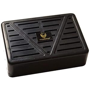 GERMANUS Premium Humidor Befeuchter Quad Schwarz inkl. Halterung und Anleitung