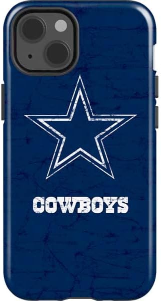 Skinit Impact Phone Case Compatible with iPhone 14 - Officially Licensed NFL Dallas Cowboys Retro Logo Design