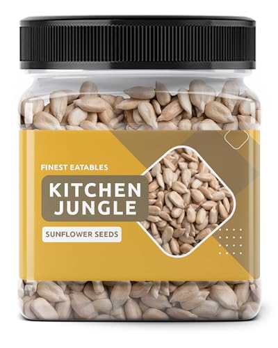 Image of Kitchen Jungle Raw Seeds Mix for Eating - 1kg - Chia, Sunflower, Pumpkin & Watermelon (250g*4 Pack) (Super Saver Combo)