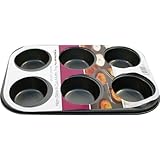 Antiadherente 6 magdalenas Bake Bandeja de horno