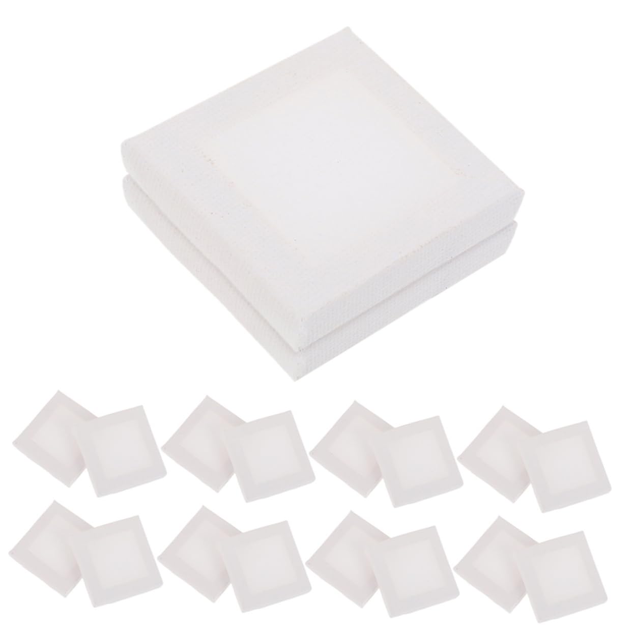 20 mini lienzos de algodón Homoyoyo pequeños para pintura