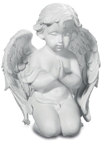 Statuetta angelo in ginocchio - 14 cm
