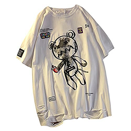 T-shirt Gothique Femme Y2K en Coton Respirant Style Anime contre l'Ennui Vestimentaire