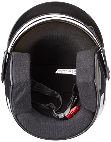Pro Tork Capacete Aberto Liberty Three For Girls 56 Viseira Fumê Preto