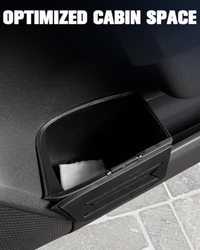 Image of (2PCS) RAV 4 2026 Trash Can Trash Bin for Door 2026 RAV4 XSE Car Door Trashcans Trash Holder for 2026 Toyota RAV4 Hybrid Accessories (LE /SE /XLE Premium /Woodland /Limited) Driver Passenger Door Trashcan