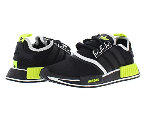 adidas NMD_R1 Boys Shoes Size 4.5, Color: Black/Yellow3
