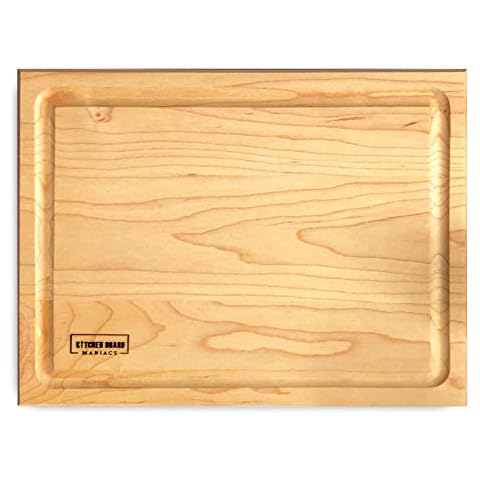 Maple Wood Cutting Boards for Kitchen 14x10 | Hardwood Kitchen Board that Serves as a Wooden Block for Your Kitchen Cover