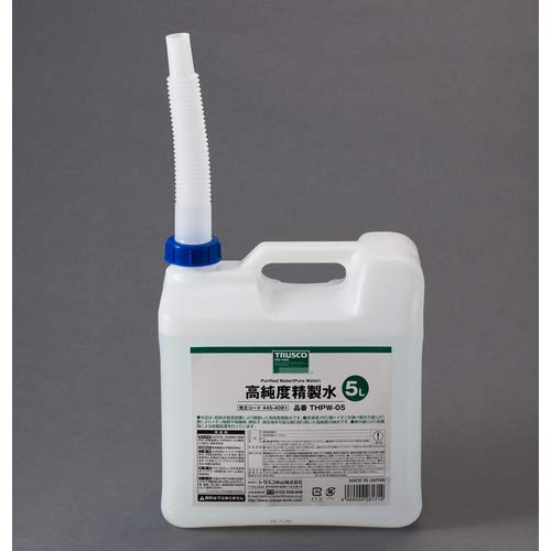 トラスコ中山 高純度精製水 5L THPW05