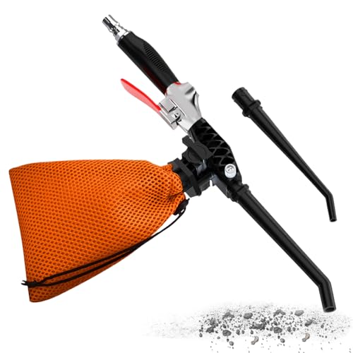 Luftrenare med tryckluft – handstyrd kompressor fläkt bilvård tillbehör | kabiner uppdatering, trädgårdsblad, enhetsvård, laptopknappar, kontor, garage, verkstad, studioanvändning