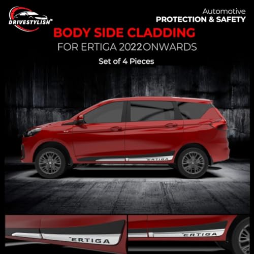 Image of Car Door Body Side Beading /Molding /Cladding for Maruti Suzuki Ertiga Set of 04