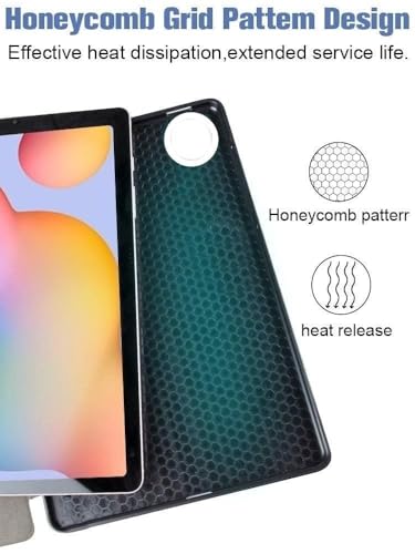 Image of ProElite Book Case Cover for Oppo Pad 5 12.1 inch,Smart flip case Book Cover for Oppo Pad 5 12.1 inch Tablet with Pen Holder, Marble Green