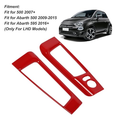 Embellecedor de panel rojo Aramox para caja de almacenamiento de puerta 4