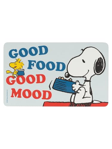 The Peanuts Snoopy Board Good Food Good Mood Breakfast Board Blue Resopal