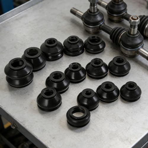 Protector de rótulas minkissy kit de 14 piezas de goma para suspensión de coches 7