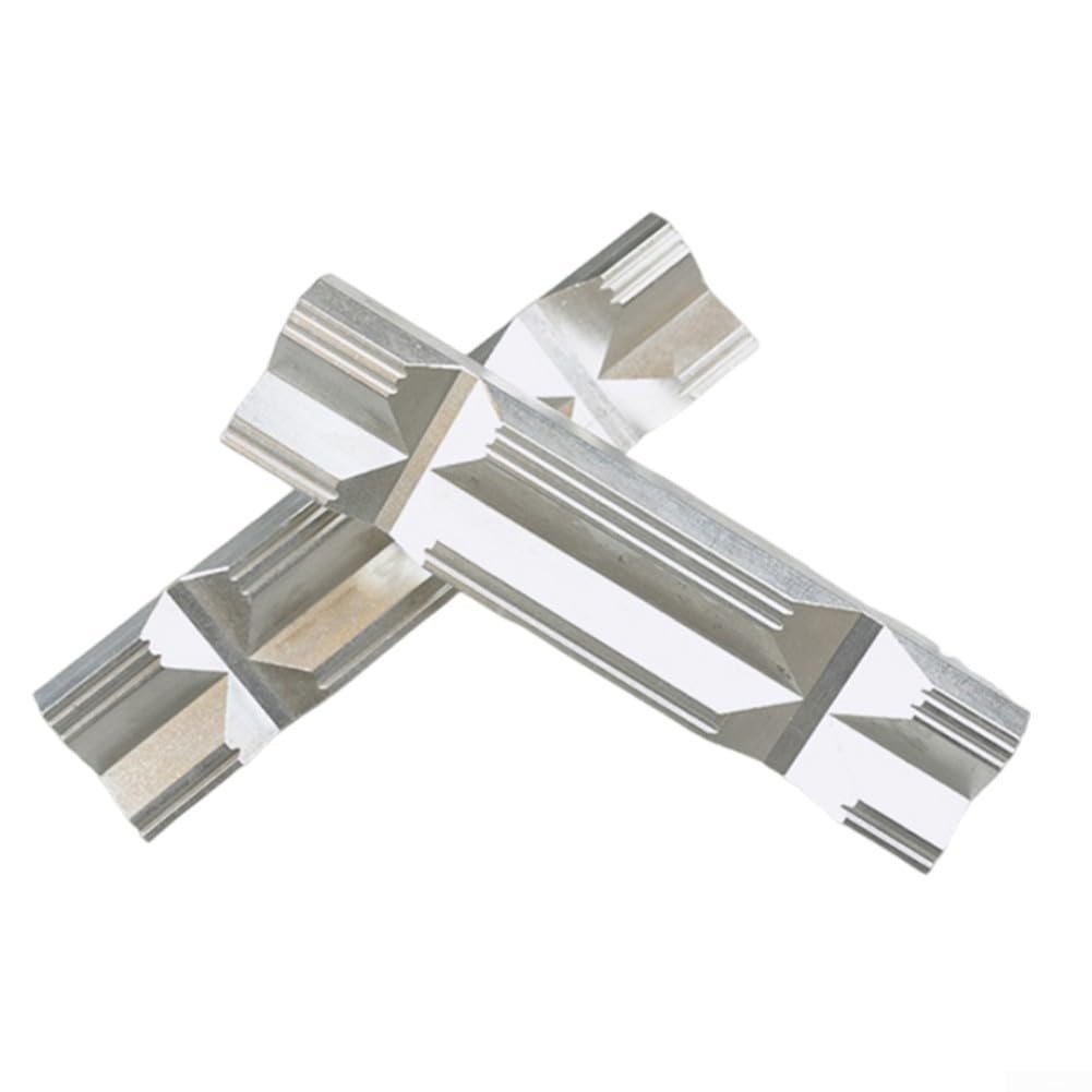 1 paire de mâchoires en alliage d'aluminium de type V, étau en acier de fraisage, mâchoire rigide, clip en V facile à saisir et à installer pour CNC (10,2 cm)