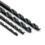 6 Inch Long Drill Bits 4 Pc Set #40, #30, #21, #12