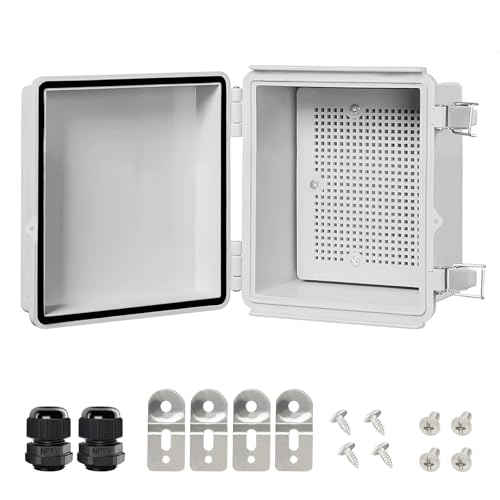 Boîtier plastique ABS haute résistance IP67 avec plaque de montage intégrée LeMotech