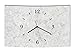 Produktbild Homeyourself LAUTLOSE Designer Wanduhr Beton grau modern Dekoschild Abstrakt Bild 38 x 25cm
