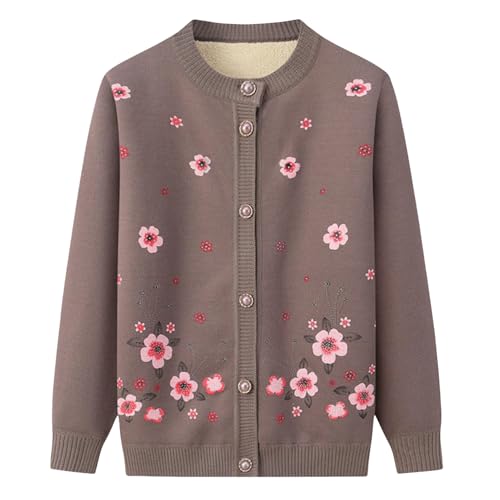 Suéter de invierno para mujer mayor ideal para paseos y estar en casa