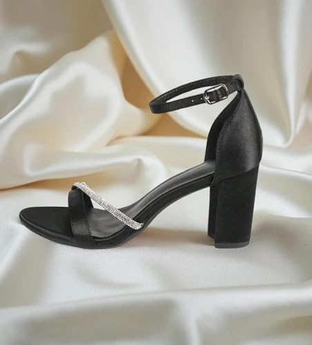 Image of SKOLL Block Heels Sandals For Women, Dusky Stylish & Comfortable Footwear For Girls And Women