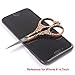 BIHRTC 2 Pairs Sewing Scissors Vintage European Style Flower Pattern Needlework Embroidery Stainless Steel Scissors Tailor Craft Scissors (Copper+Copper)