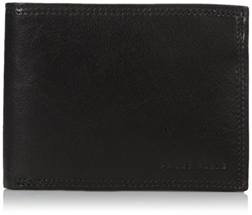 Perry Ellis Men's Perry Ellis Portfolio RFID Blocking Passcase Wallet, Black, One Size