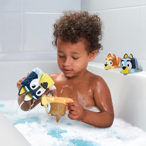 image for TOMY Toomies Bluey Bath Toys - Bluey's Family Pourers - Includes Chill