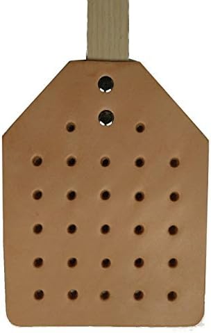 Matamoscas de cuero resistente para interiores y exteriores, control de plagas, matamoscas resistentes fabricados en Estados Unidos por Amish
