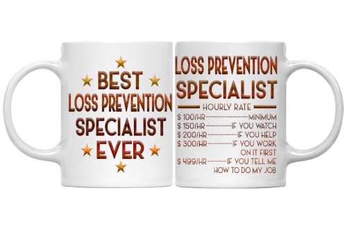 Loss Prevention Specialist Mug, Hourly Rate Loss Prevention Specialist Gift