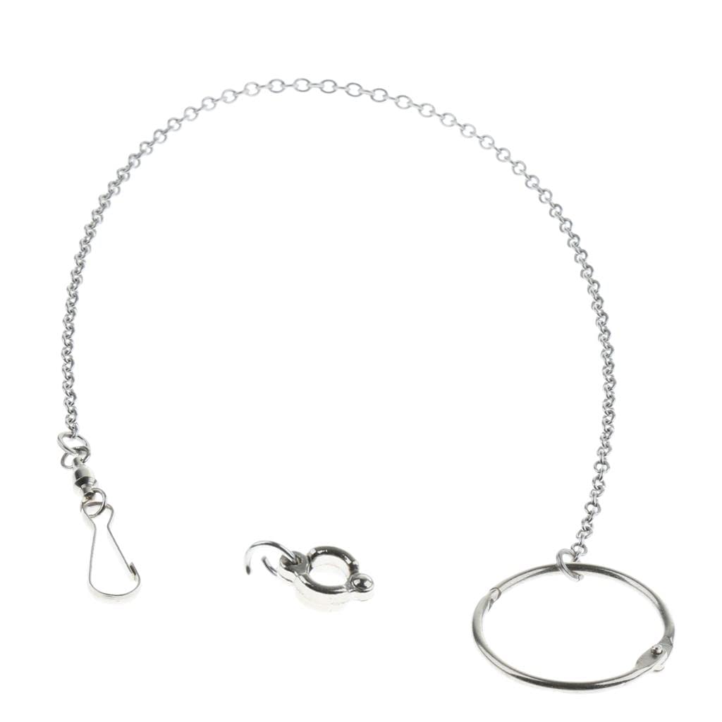 MYADDICTION Parrot Stainless Steel EightRing Anklet Pet Bird Cockatiel