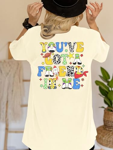 You've Got A Friend in Me Shirt Women Oversized Magical T-Shirt Cute Family Vacation Holiday Funny Graphic Tee Top2