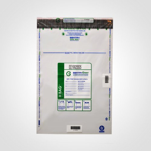 Superior Bag19x28 Clear Plastic Large Cash in Transit Deposit Bag (Package of 50)