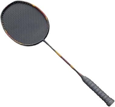 Carbon Fiver 4U 80-84g Badminton Racket 28-30LBS Professional Offensive Type Racquet Strung Rackets with Bags