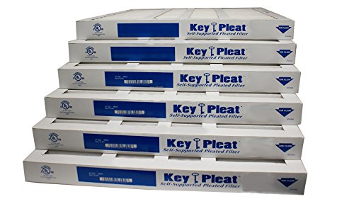 Filtre à air plissé Purolator Merv 8 Sterling Seal 63.5x63.5x2.5 cm lot de 6
