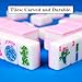 Pink American Mahjong Set 166 Mahjong Tiles 1.2-inch American Mahjong Game Set