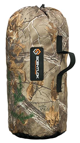 ScentLok Stuff Sack Duffel Storage Bag, Hunting Pack for Camo Gear and Equipment (Realtree Xtra)