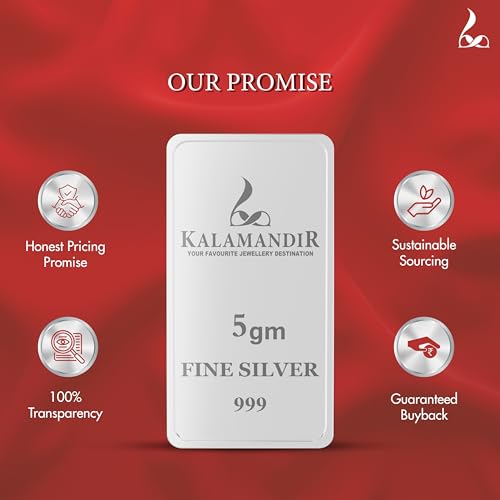 Image of 999 Purity Silver Bar Laxmi | A Timeless Investment | Sealed for Safety Gift for Diwali, Wedding, Puja | BIS Hallmarked | Sealed & Tamper-Proof Packaging - Kalamandir Jewellers