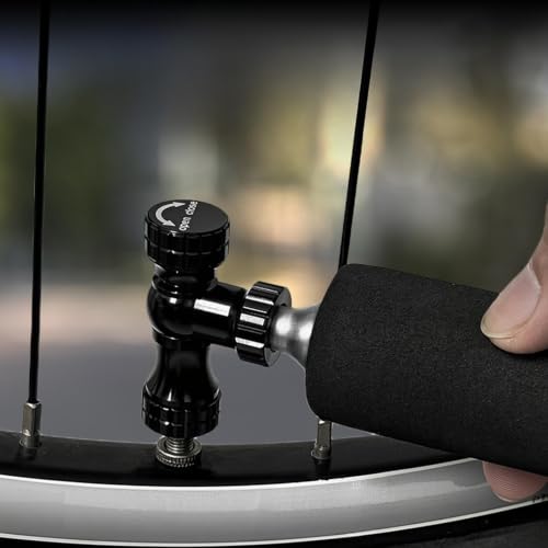 Inflador de neumáticos para bicicleta que soluciona pinchazos en carreras de expertos 3