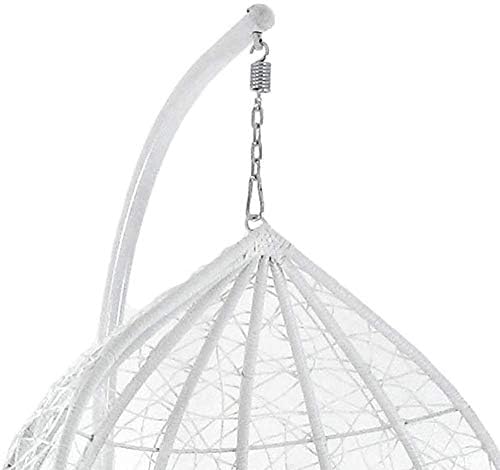 Image of Garden Iron Outdoor /Indoor Swing /Jhoola /hammocks Brown Stand, Standard, Black (Stand Only) (White)