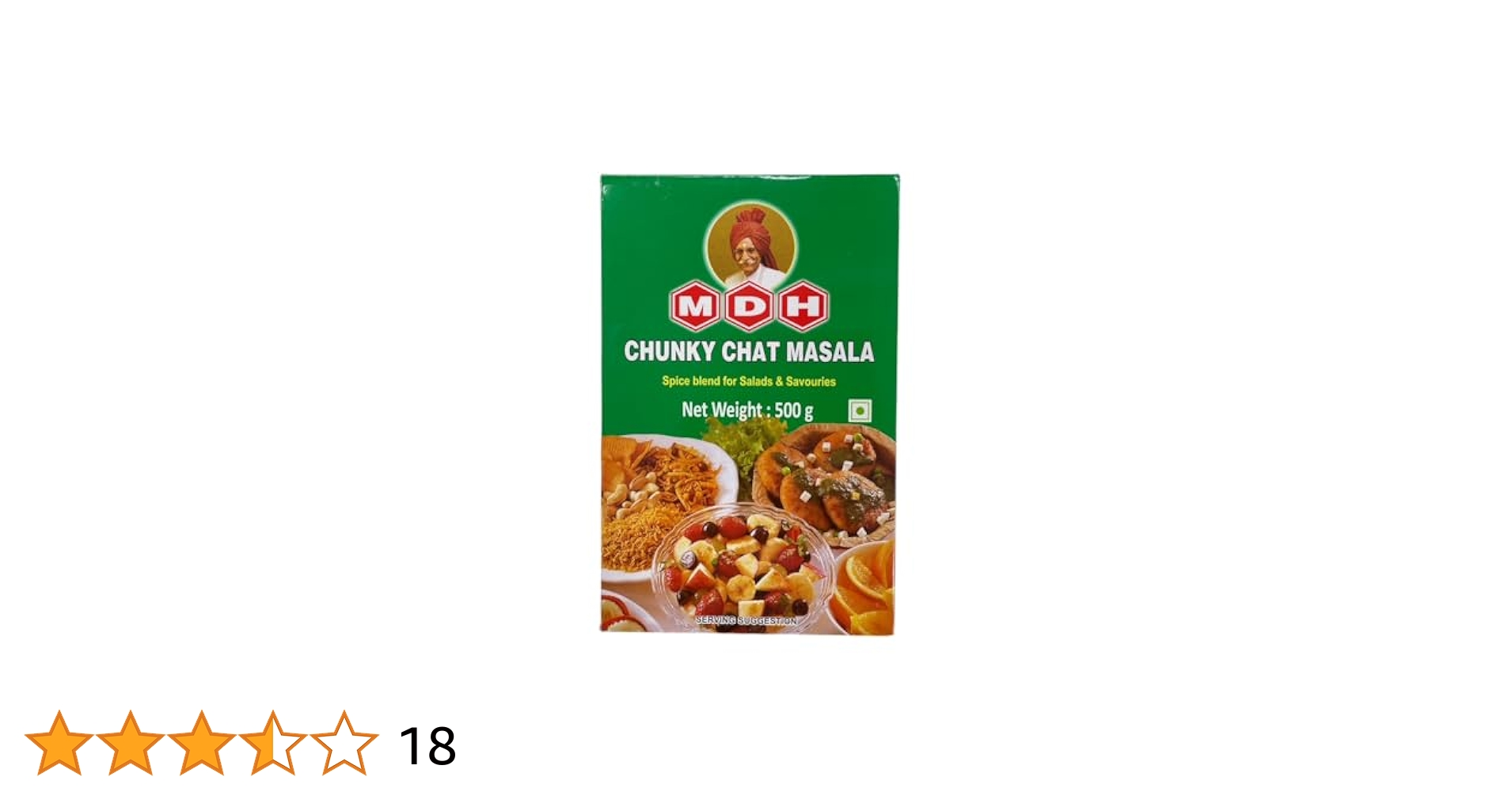 Amazon | MDH チャットマサラ 500g 1箱 Chunky Chat masala 業務