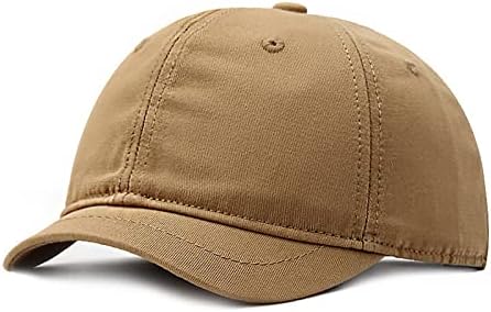 Faringoto Men's Cotton Short Brim Baseball Cap Casual Peaked Cap Ladies Versatile Equestrian Sun Hat