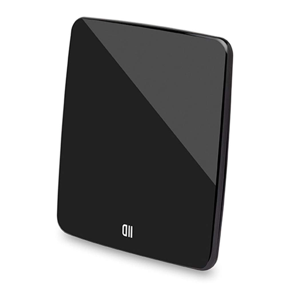 D2 Diffusion Antenne TV intérieure 52 DB Electro amplifiéeUHF/VHFavec Filtre 4Gready - Portée de l'antenne 25 km