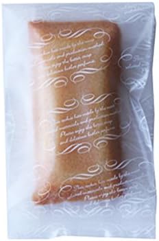Cotta Standard Bags, P-1, White, 2.8 + 1.2 x 5.9 inches (7 + 3 x 15 cm), Pack of 100