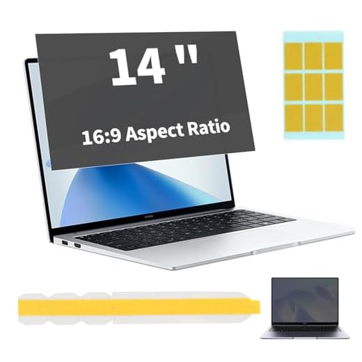 Dvvsav 14 Inch Laptop Privacy Screen Protector