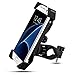 Produktbild Nasharia Handyhalterung Fahrrad,Universal Fahrrad Motorrad Handyhalter 360°Drehbarem telefonhalter Fahrrad Fahrrad-Lenker Handyhalter Für for IOS Android GPS Devices4.0-6.5 Zoll 2019