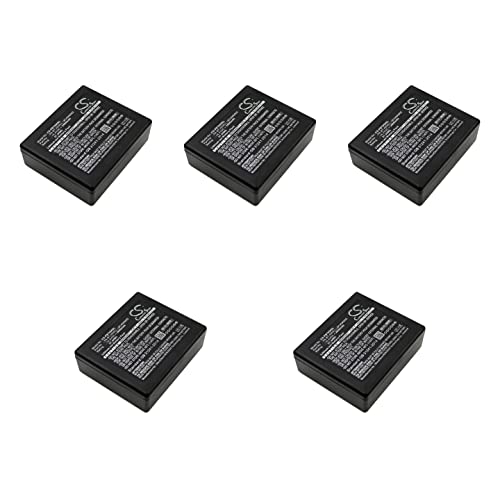 BCXY 5 Pcs Battery Replacement for Brother PT-D800W PA-BB-002 RuggedJet RJ4030-K RJ-4030 PT-P950NW PTP950NW PA-BB-001 RJ-4040 RJ4030 PTP900W PA-BT-4000LI 25B LBC4090002 LBD709-001 LBF3250001